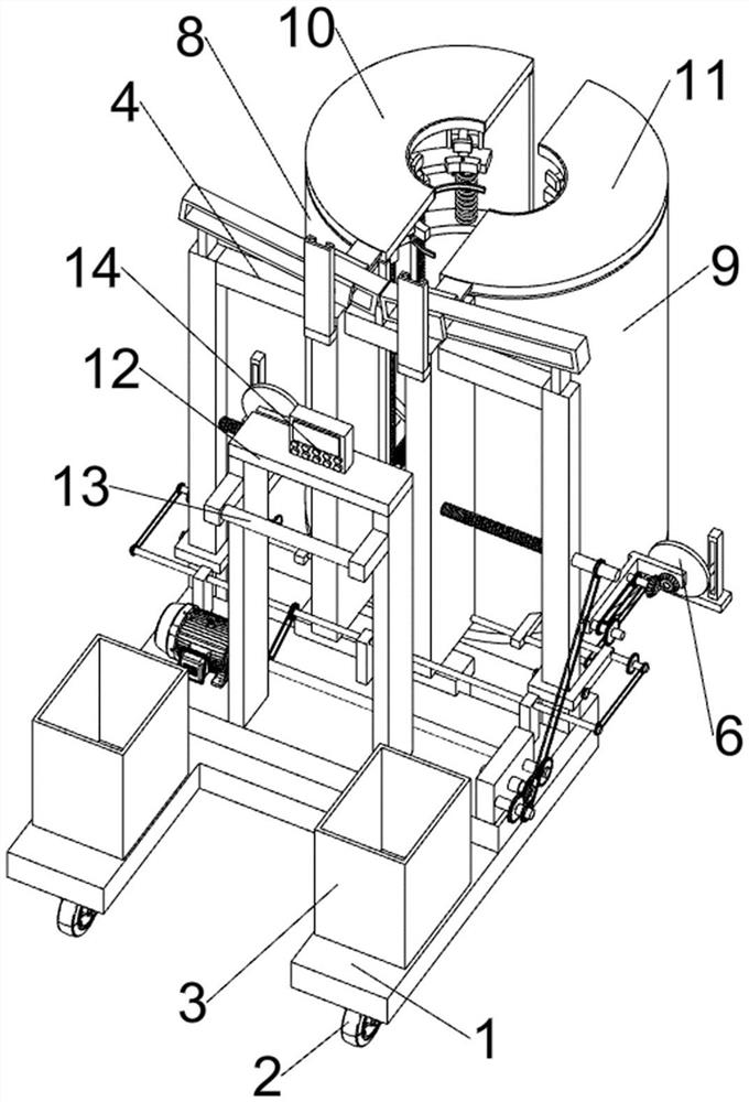 Bark sweeping and deinsectization device