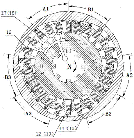 A movable tooth type double clutch