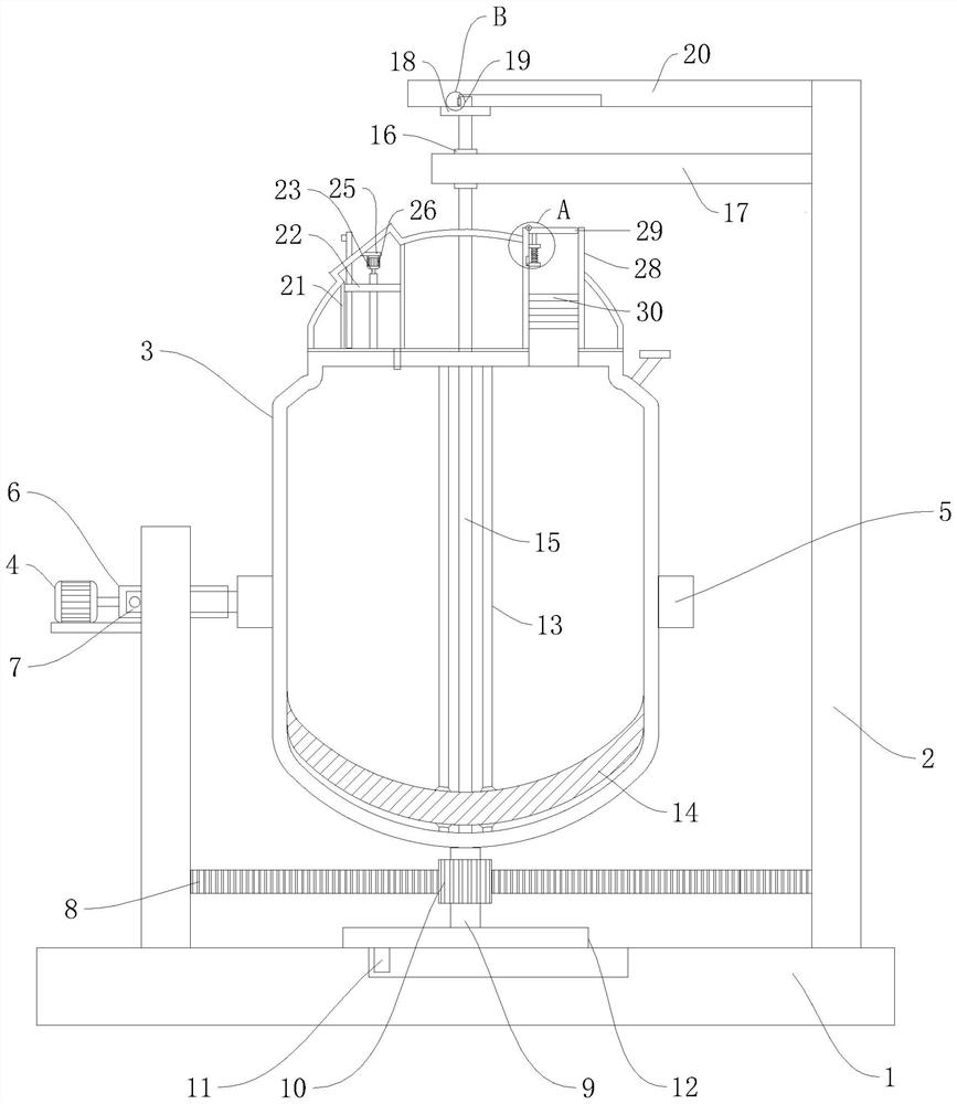 Anti-coking reaction kettle for petroleum refining