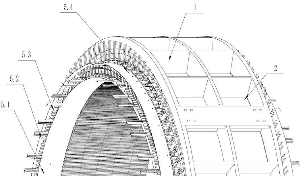 Water-cooled motor stator and motor