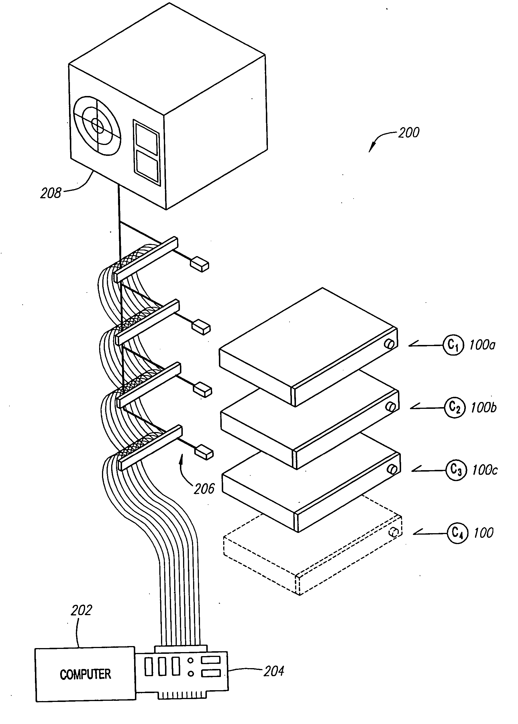 Modular pressure sensor drive connectable to a computer