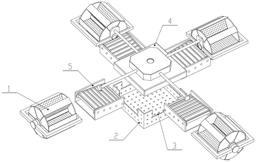 Marine garbage cleaning device