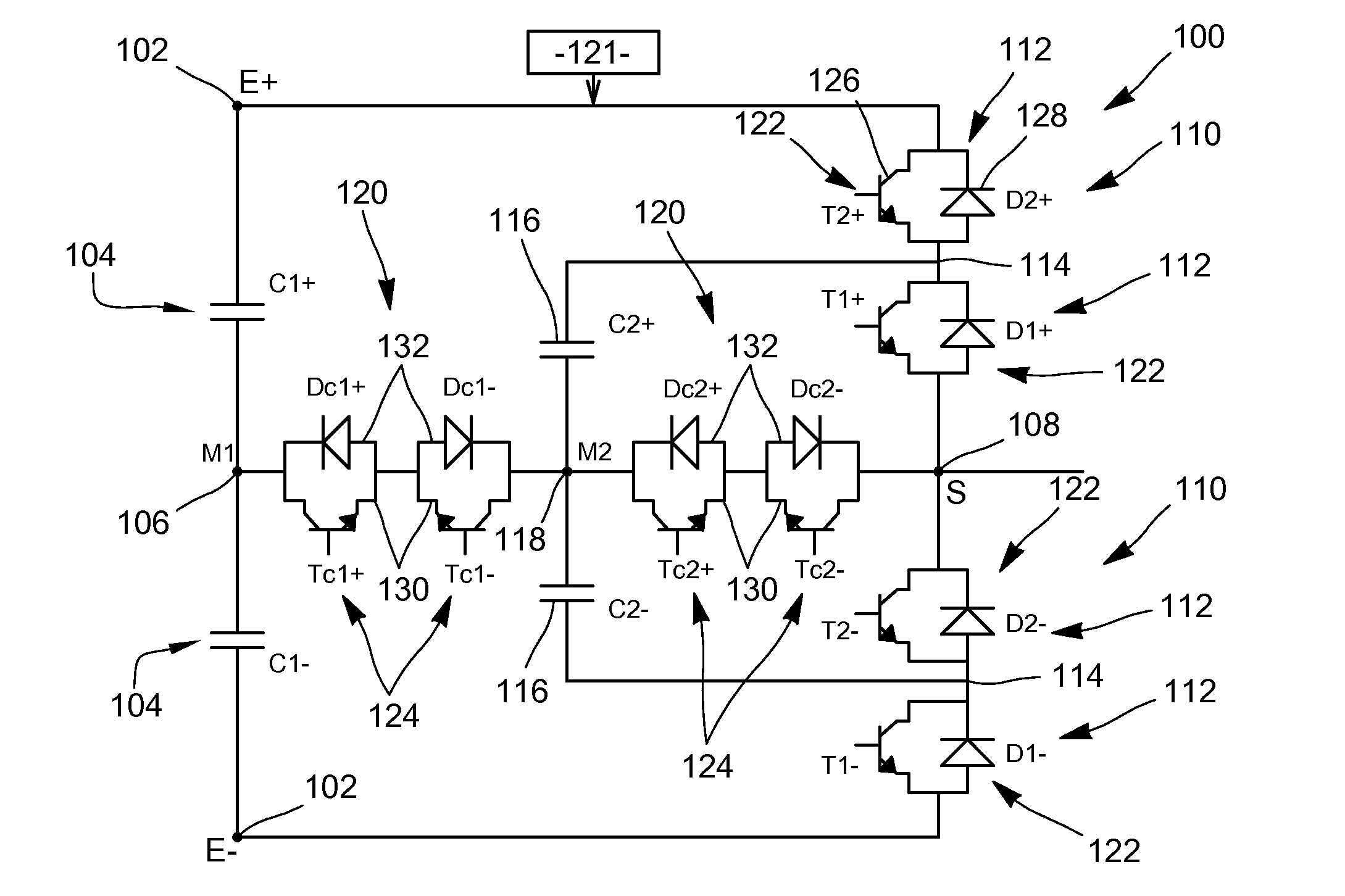 2n+1 level voltage inverter