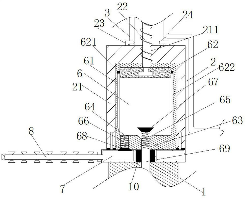 Novel urban illuminating lamp capable of spraying water to reduce haze