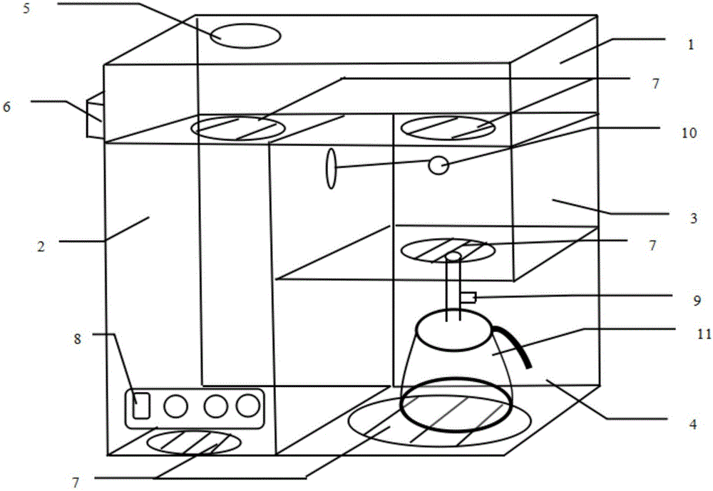 Domestic algal juice machine for preparing haematococcus pluvialis juice