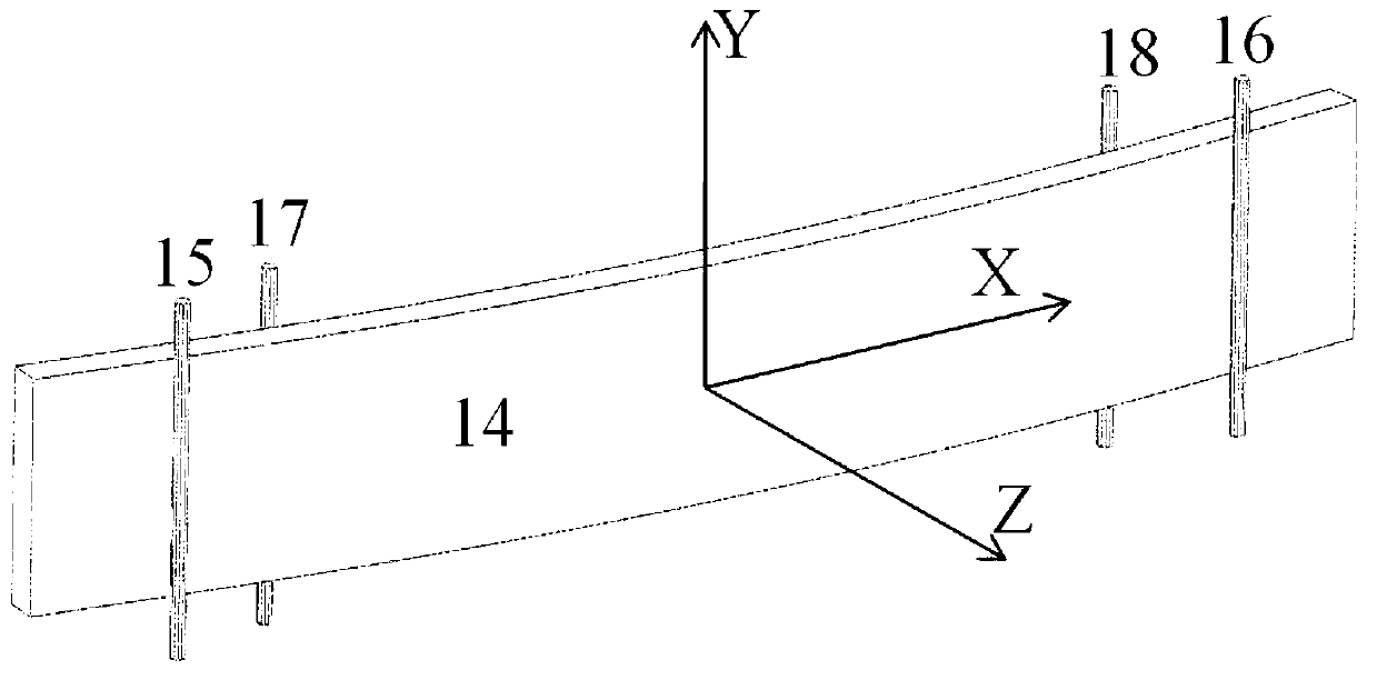 Experimental apparatus and method for measuring poisson ratio of material under high temperature