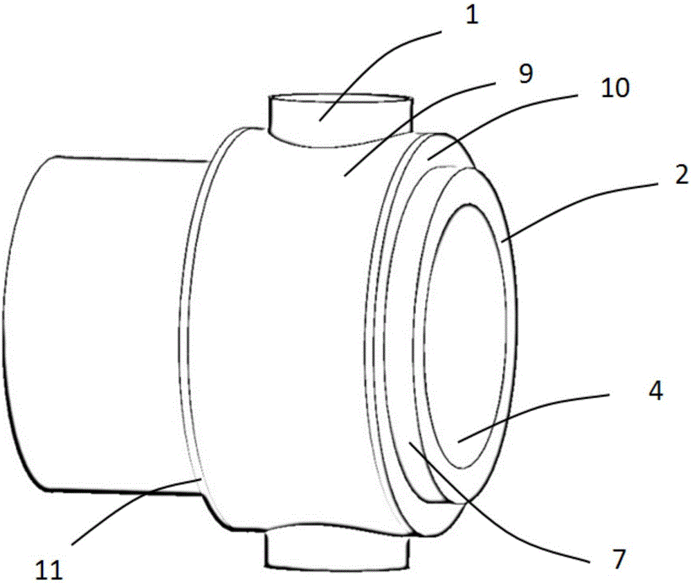 A radial gas rectifier