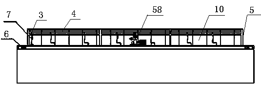 Cyclic acid pickling device and method of trough type pickling tank