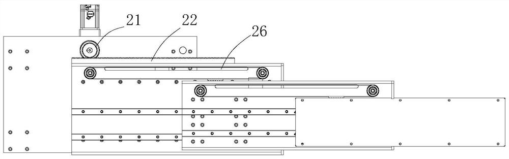 Multi-stage sliding telescopic arm