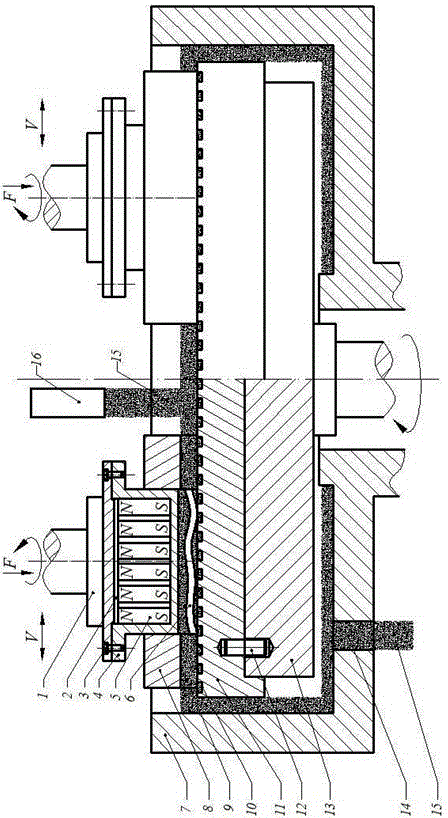 Device and method for flexible lapping and polishing of electroceramic substrate clamped by magneto-rheological effect viscoelasticity