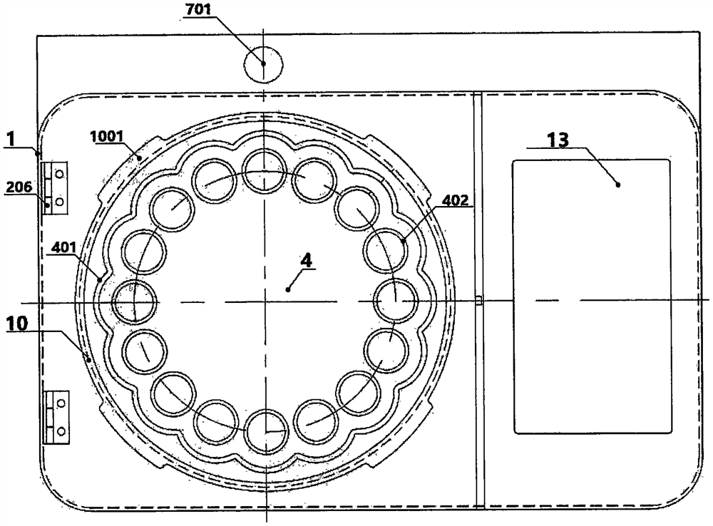 Nurse station specimen sending device and operation control