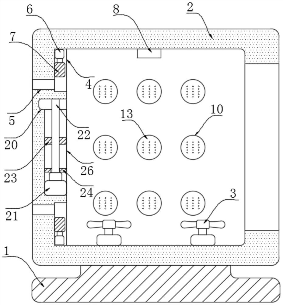 A dehumidification distribution cabinet