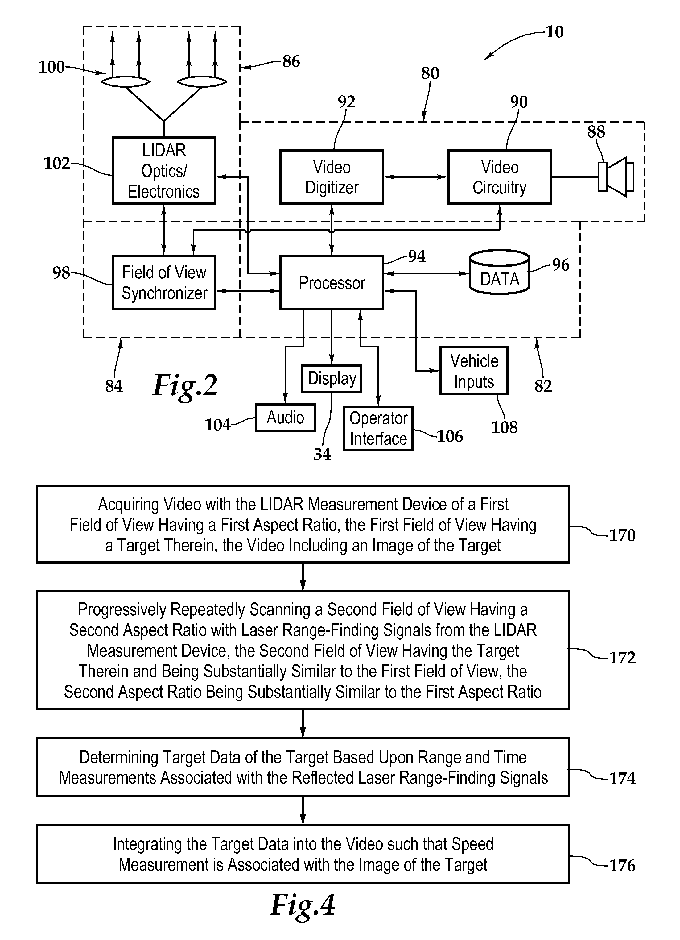 Lidar Measurement Device for Vehicular Traffic Surveillance and Method for Use of Same