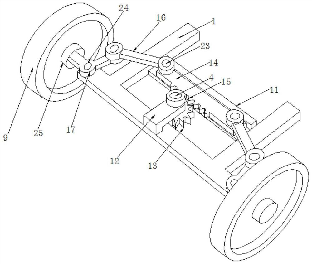 Walking aiding device for orthopedic nervous system rehabilitation