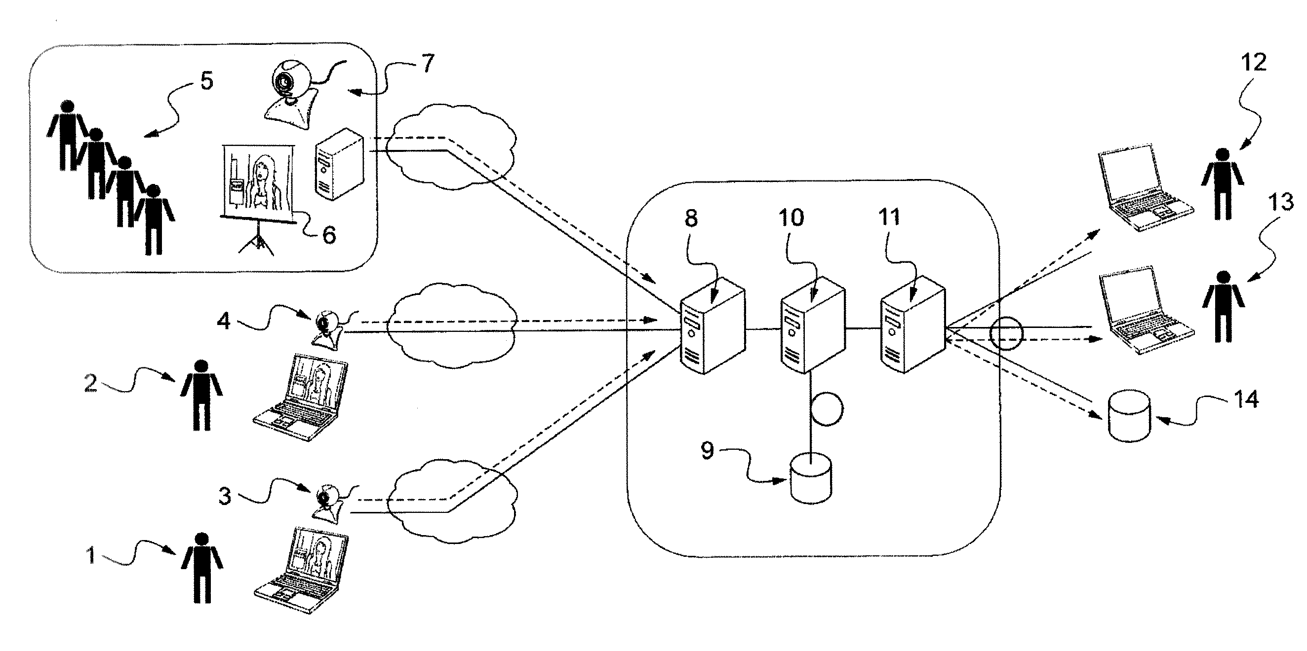 Method for determining user reaction with specific content of a displayed page