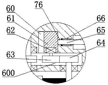 Domestic water filter with function of automatically cleaning filter element