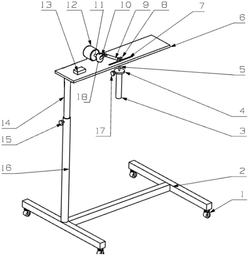 Device for electromechanically controlling left-right moving of moxa stick