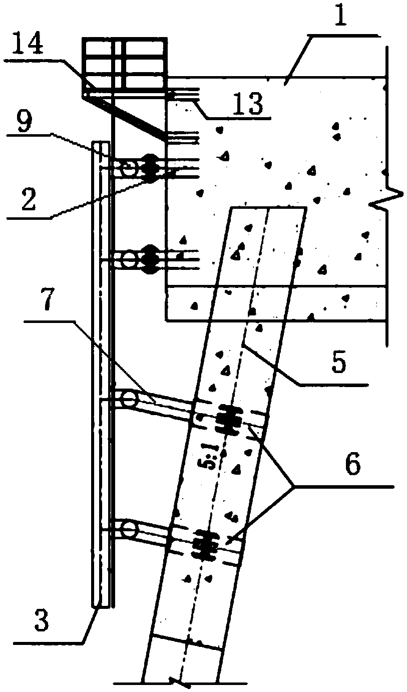 Offshore wind power high-piled cap foundation berthing system and construction method