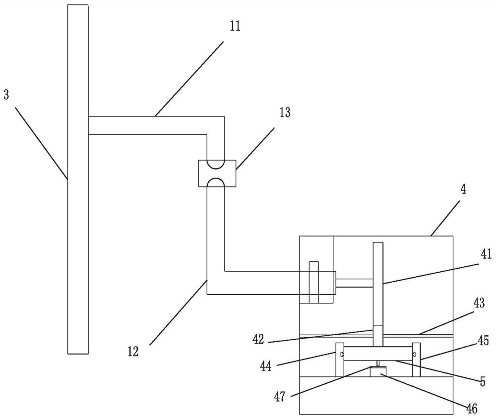 A monitoring system for tilting height of outboard motor