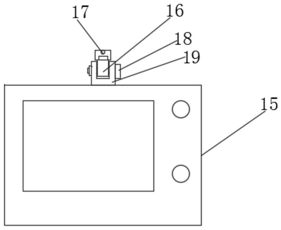 Face recognition temperature measurement terminal convenient to move and temperature measurement method thereof