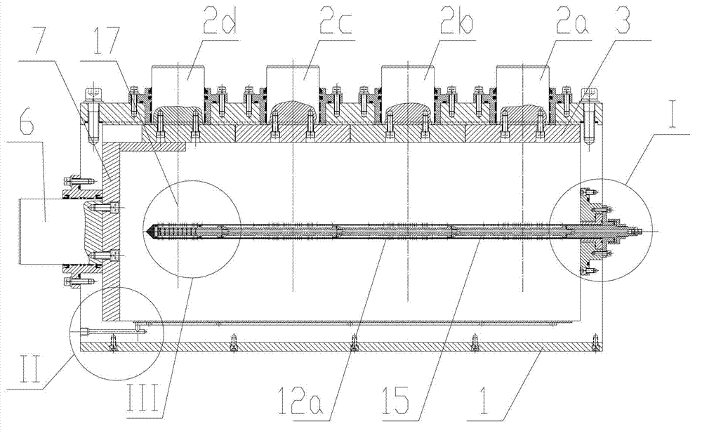 Multi-field coupling coal bed methane extraction physical simulation testing system