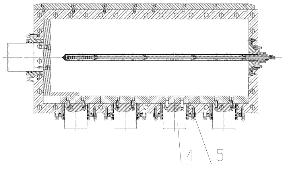 Multi-field coupling coal bed methane extraction physical simulation testing system