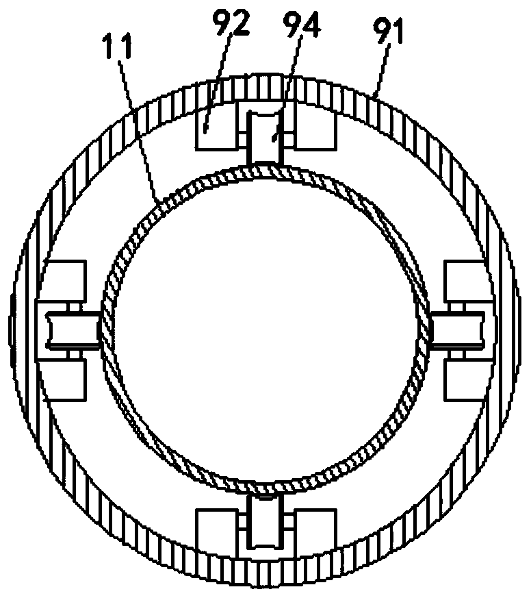 Resistivity variation principle based optical centering deviation detecting device