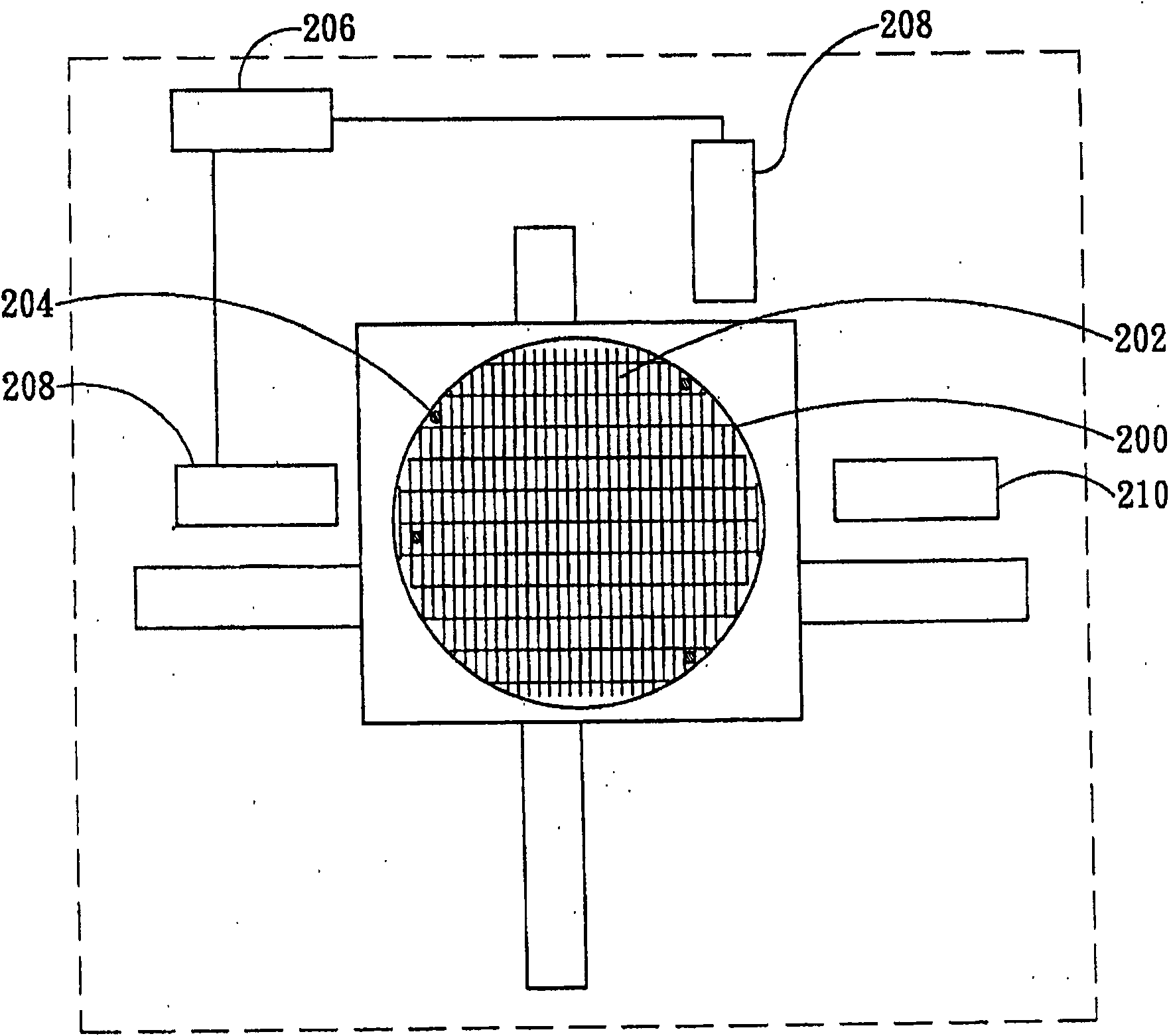 Crystal circle marking method, bad grade chip marking method, crystal circle positioning method and crystal circle testing mahcine