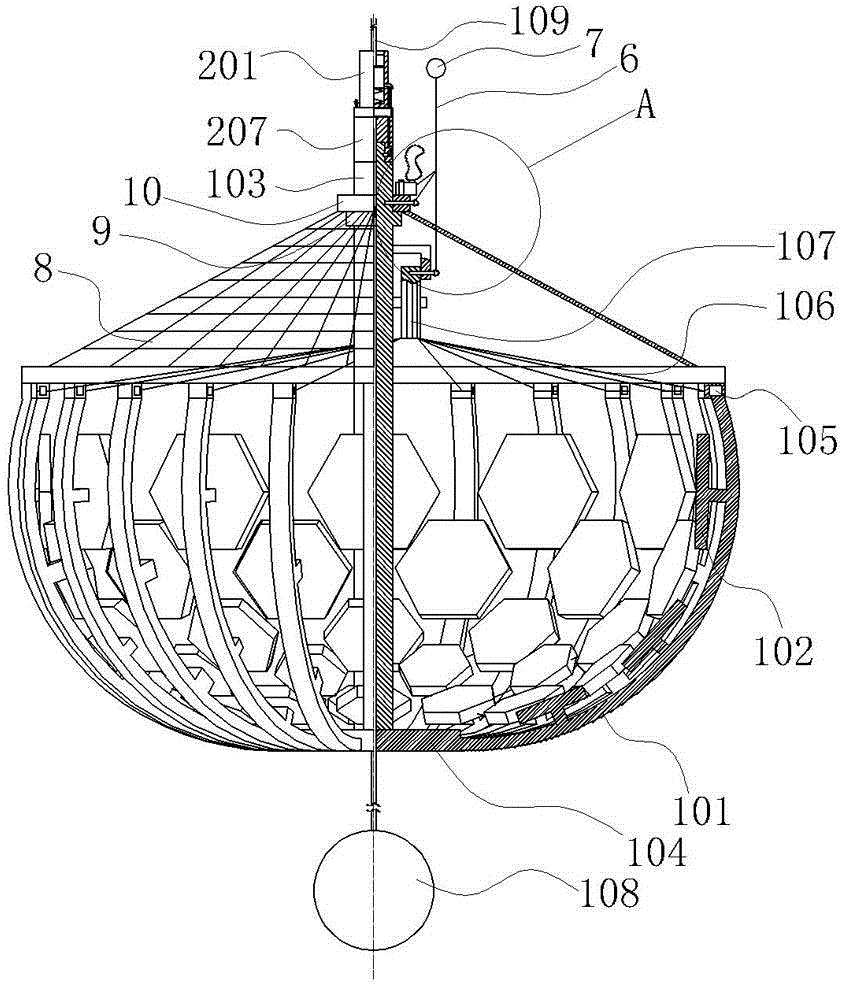 Combined type seaweed yield increasing device