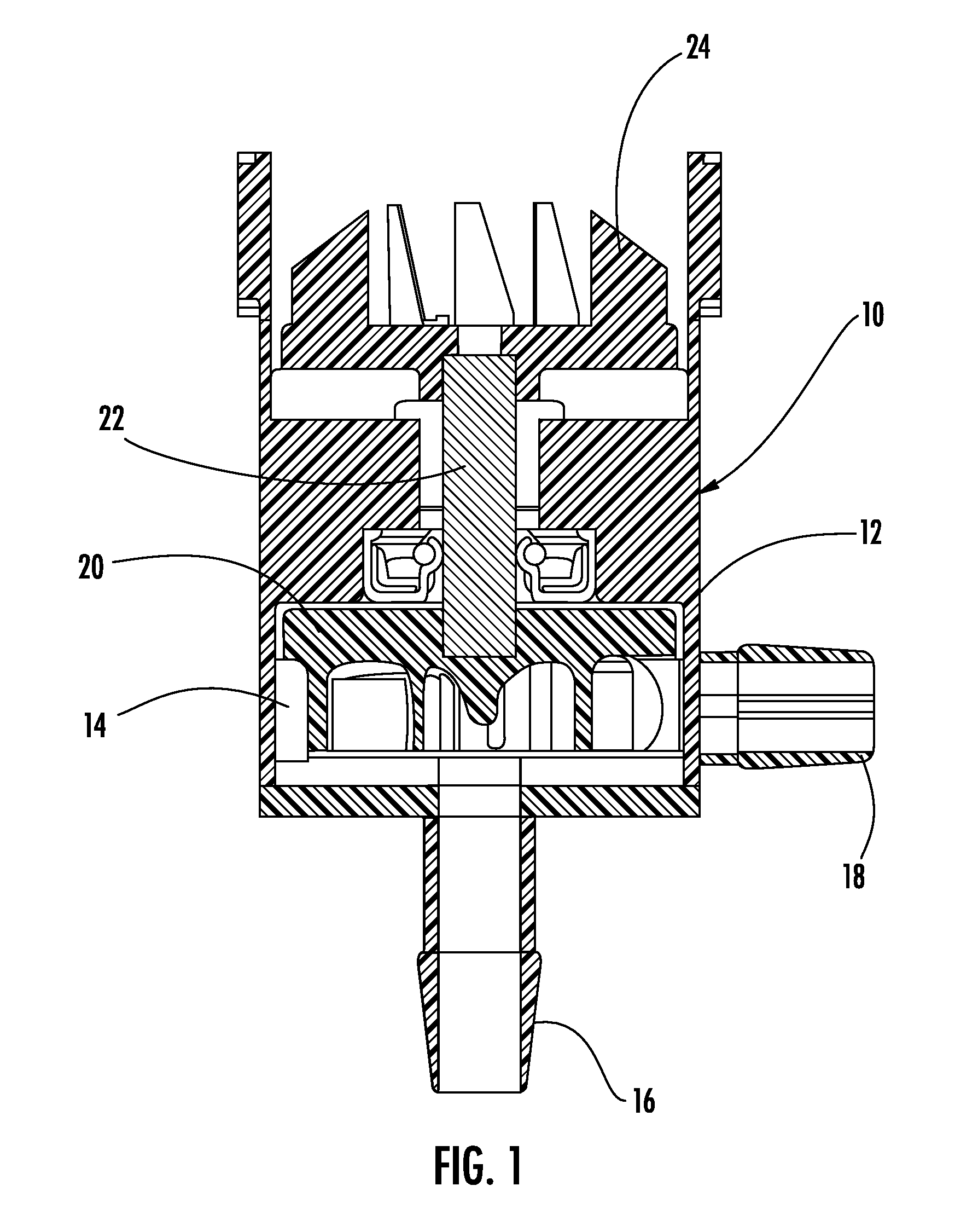 Pump assembly for an emergency eyewash station