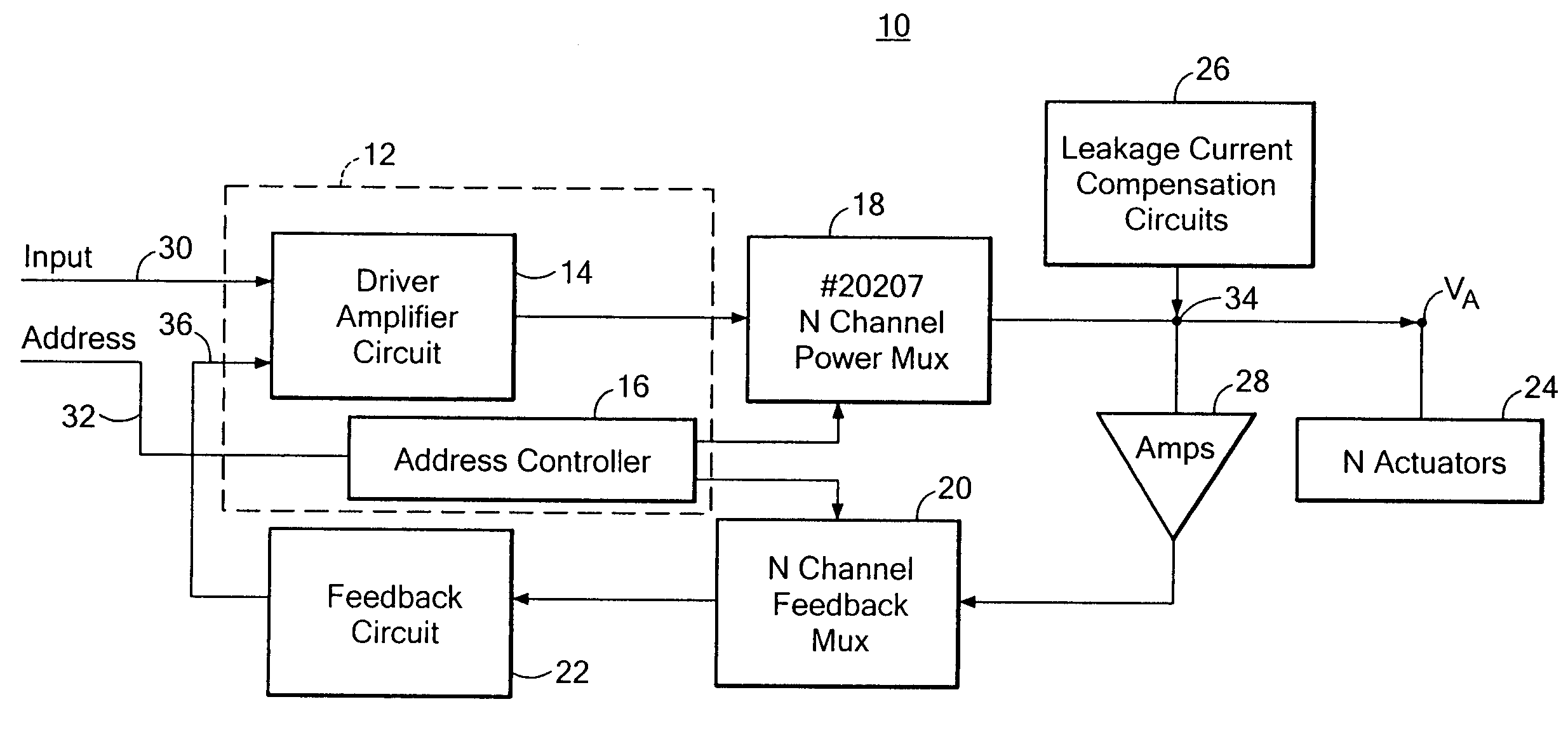 Leakage current compensated system