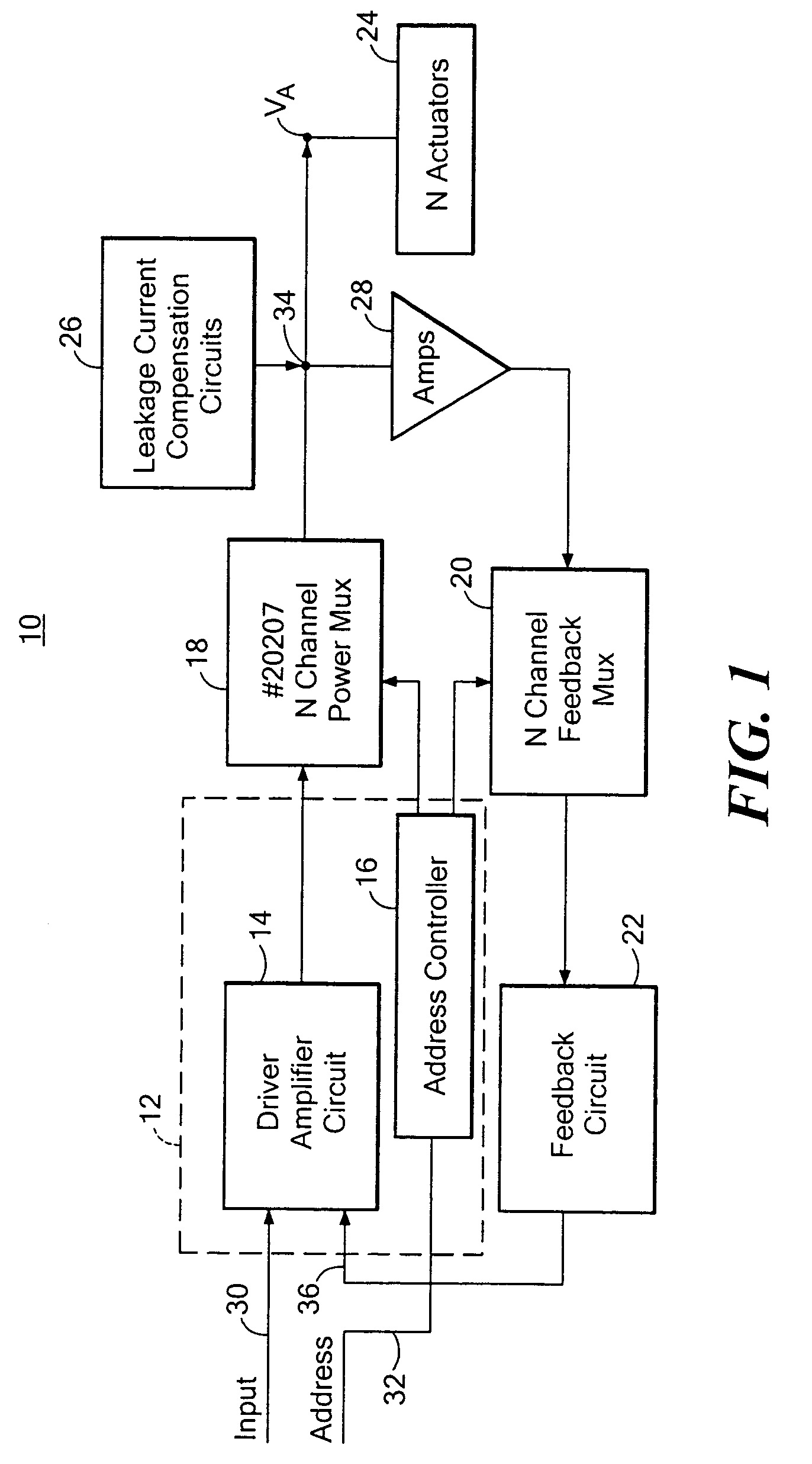 Leakage current compensated system