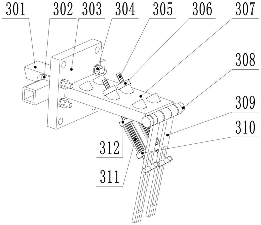 Straw provocation device after tractor tire compacts straw