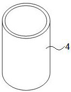 AlN crystal material preparation method based on size and shape control