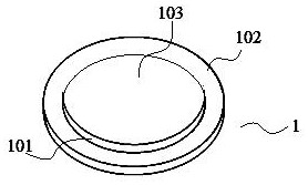 AlN crystal material preparation method based on size and shape control