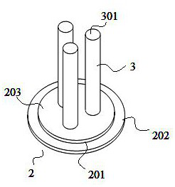 AlN crystal material preparation method based on size and shape control