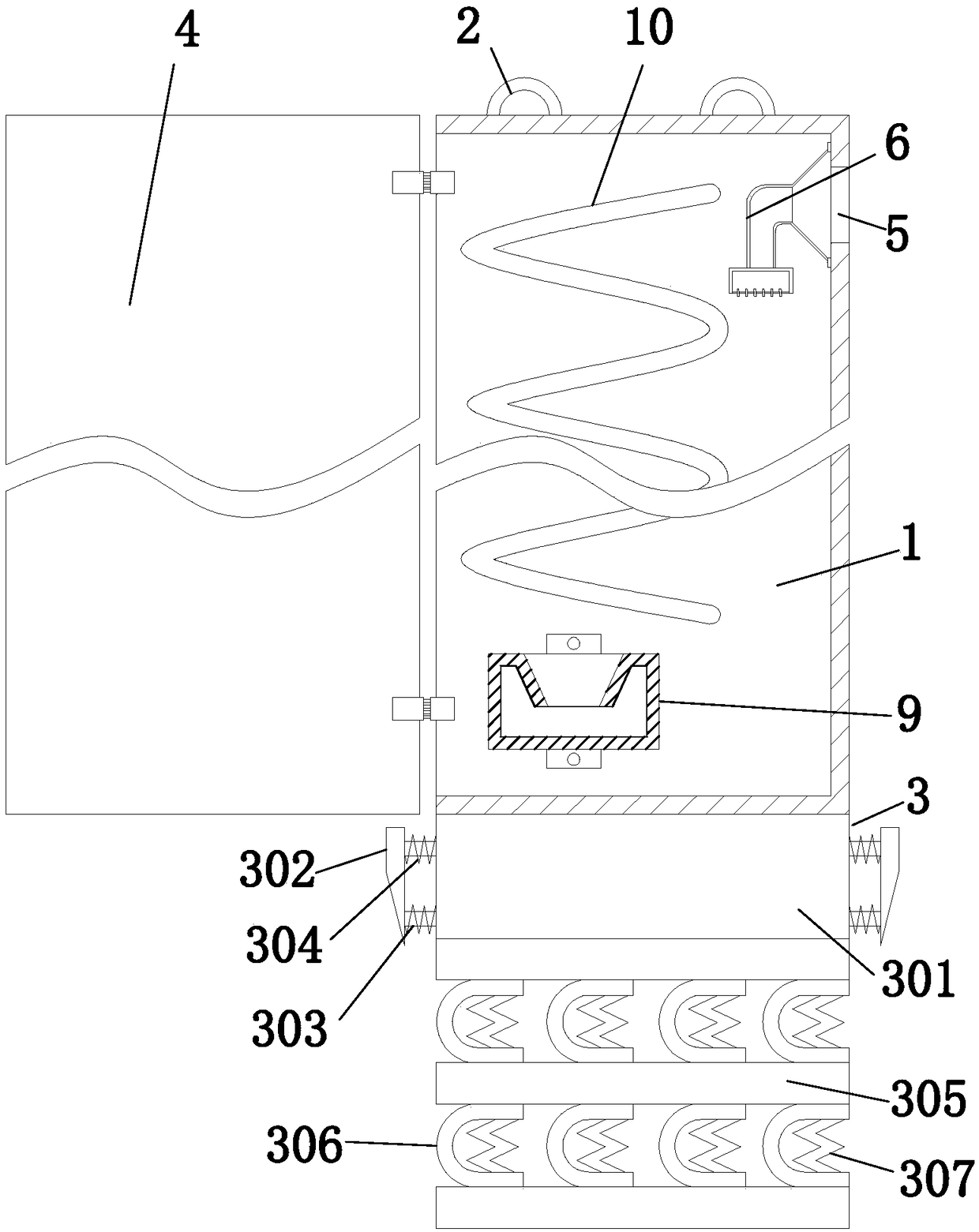 Electrical protection disc cabinet