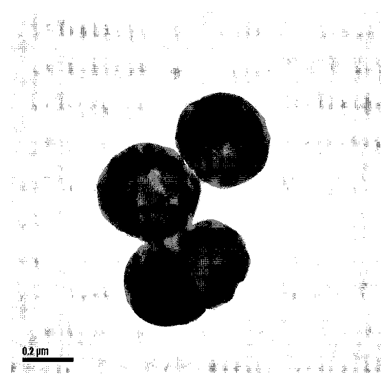 Method for preparing magnetic spinel ferrite hollow ball in one-step method