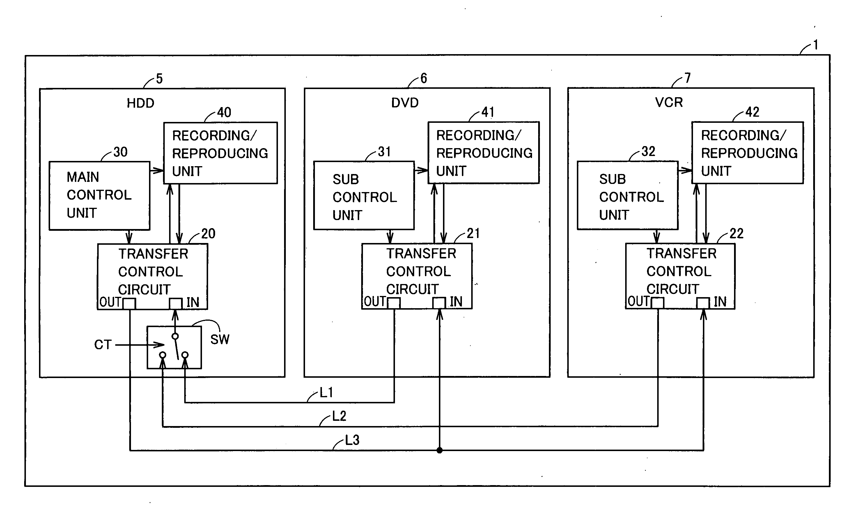 Information recording device having dubbing function