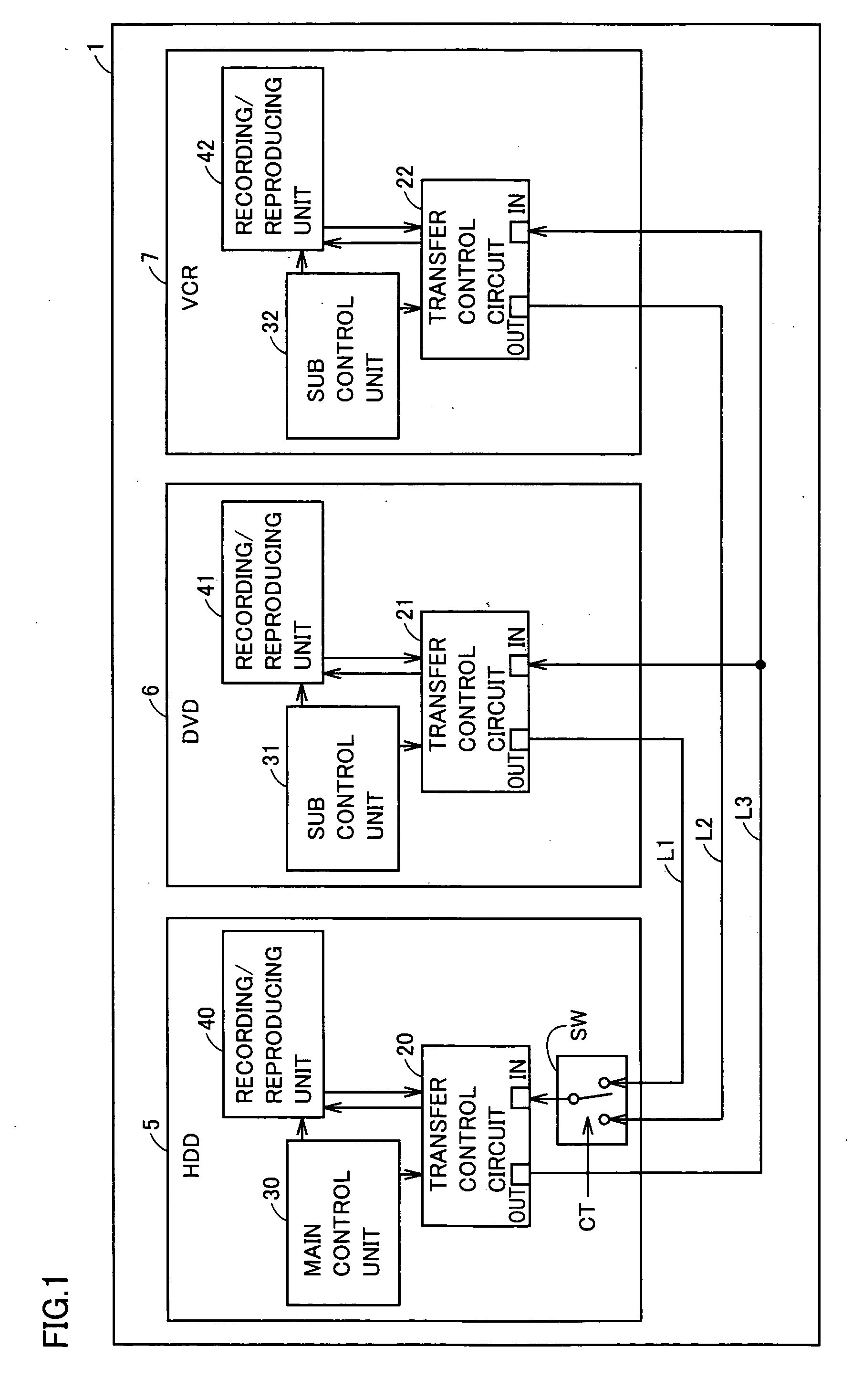 Information recording device having dubbing function