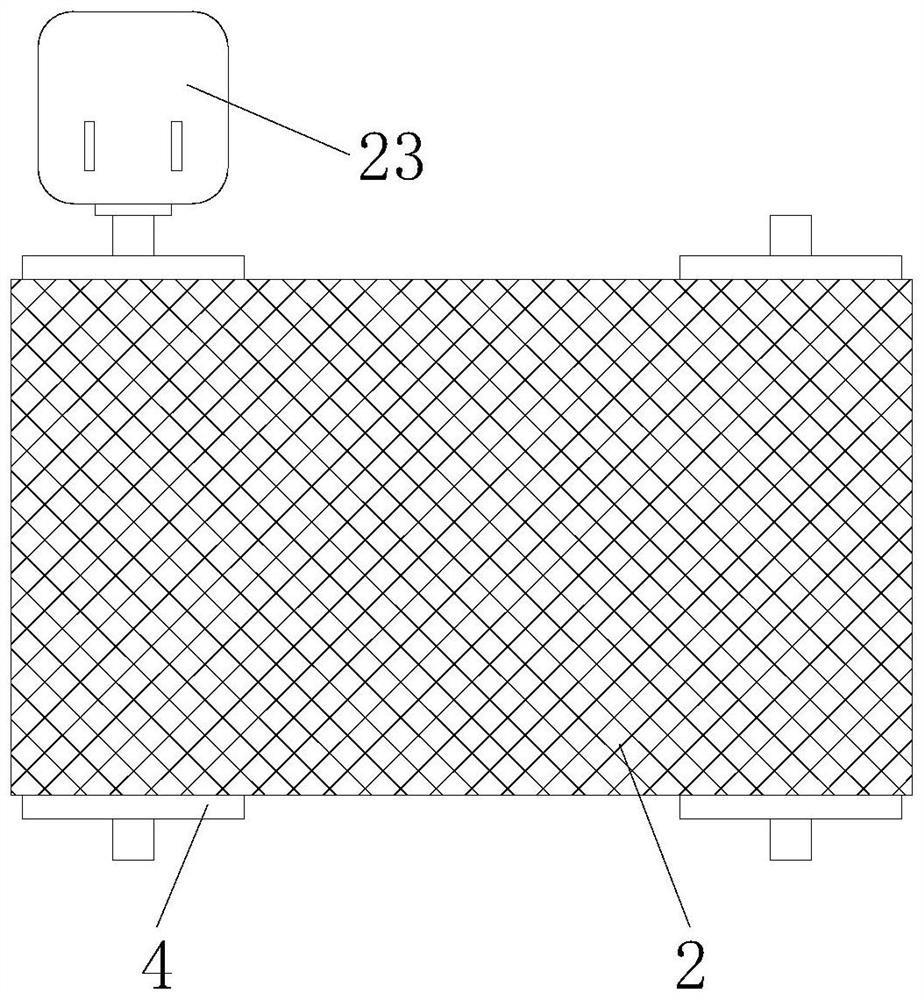 A draining device and method for meat processing