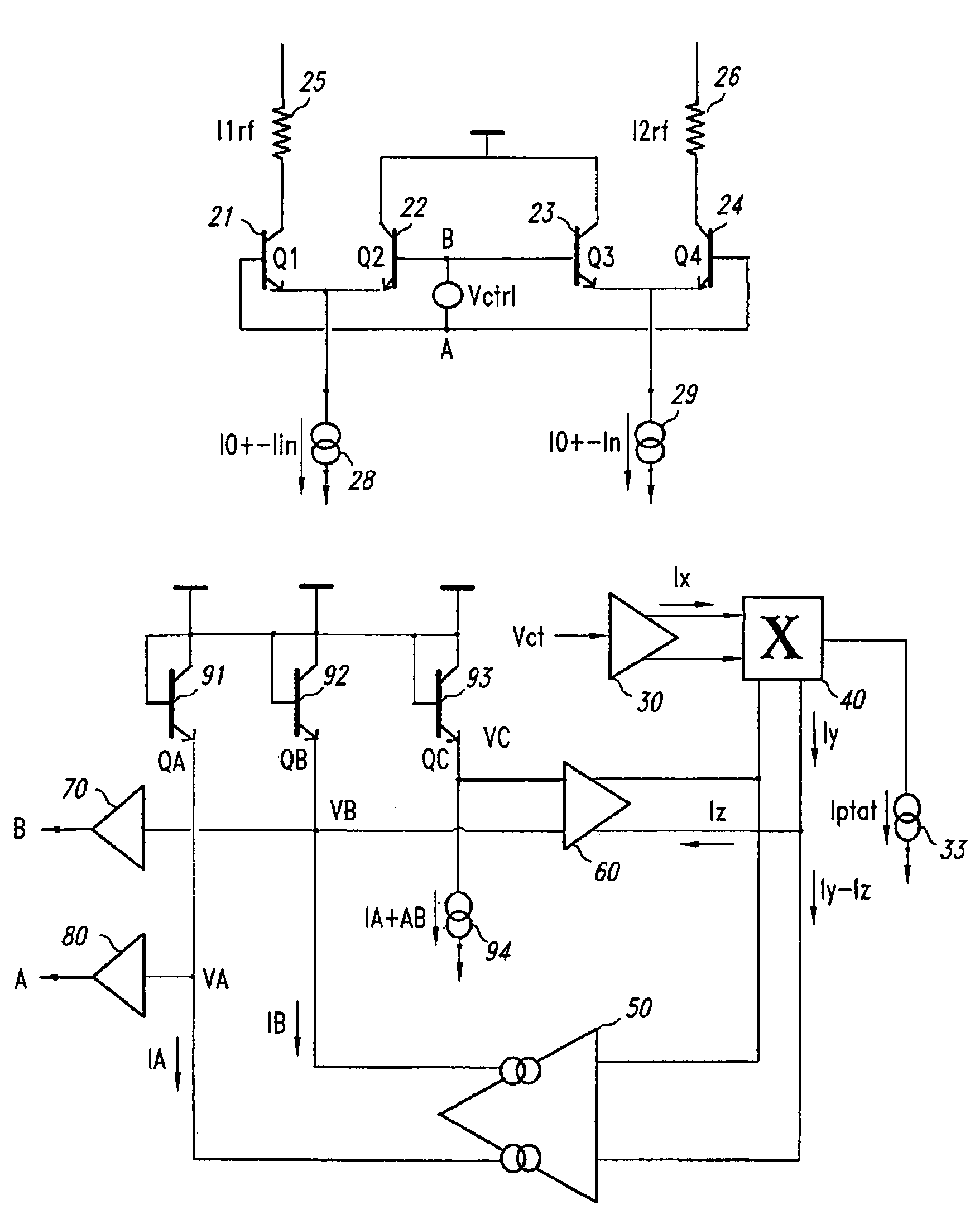 Attenuation cell with an attenuation factor control device