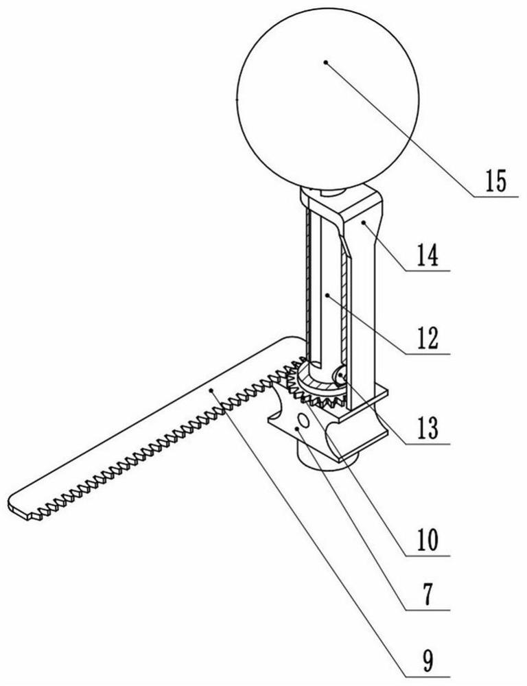 Breast tumor postoperative rehabilitation exercise device