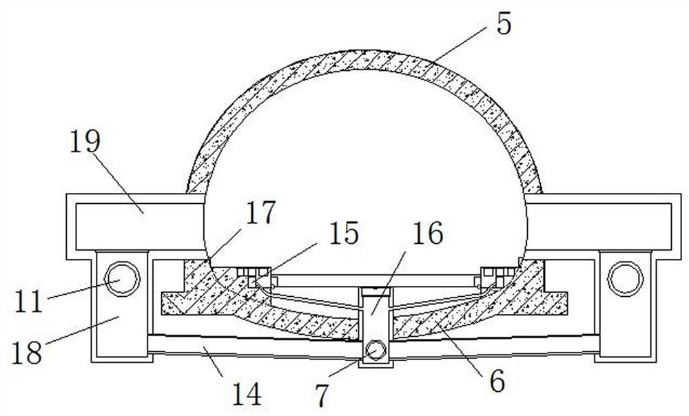 Open cut tunnel waterproof and drainage system