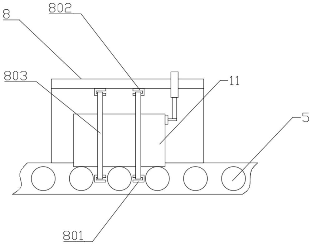 Rubber boot packaging and transporting device and rubber boot packaging method