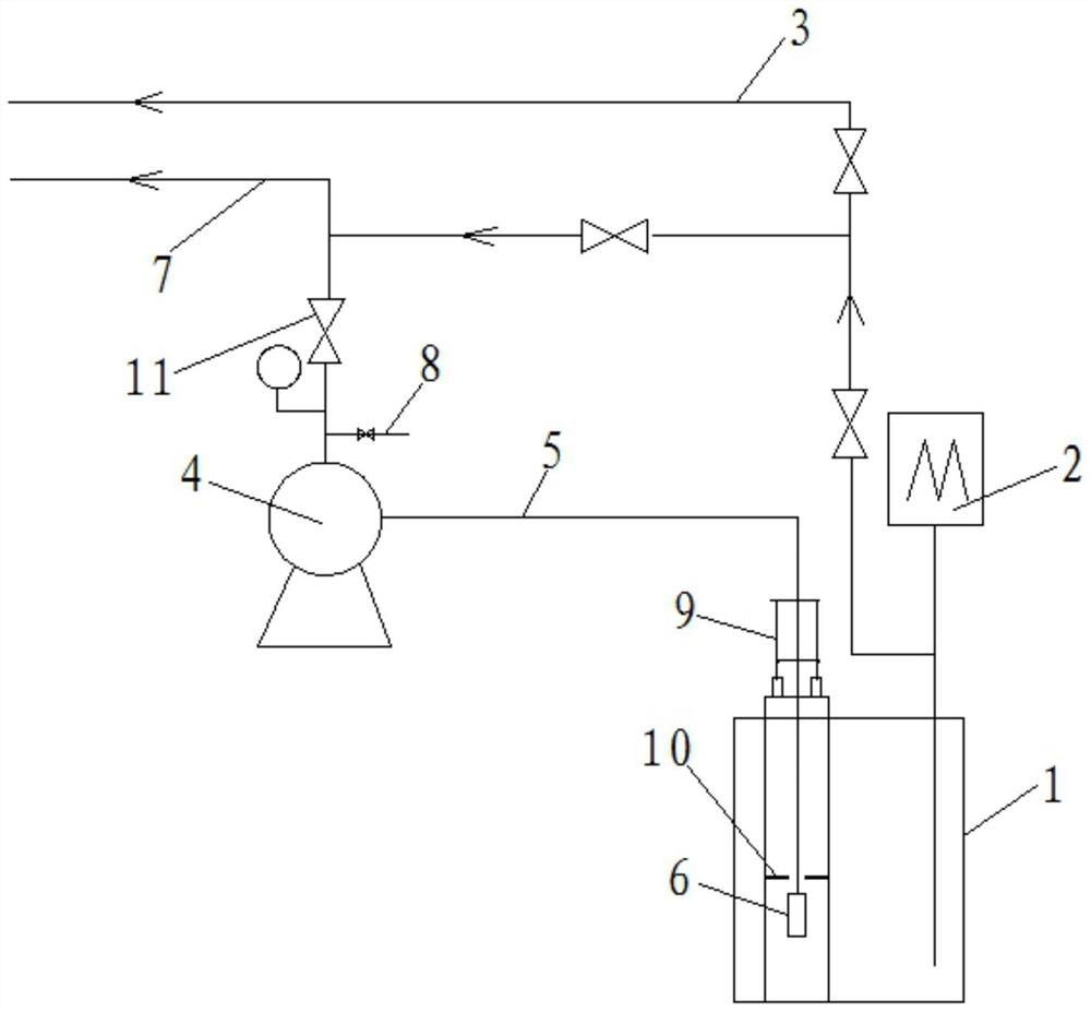 A self-priming device for waste liquid transportation and its realization method