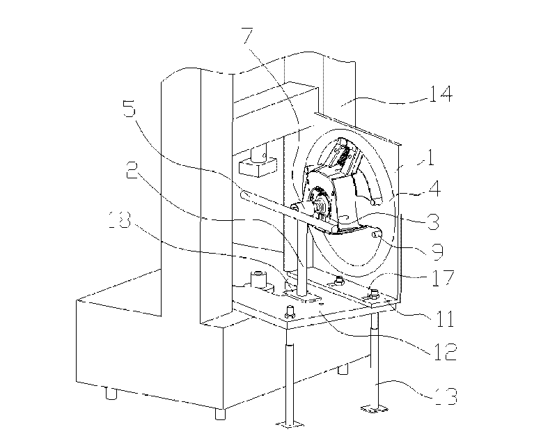 Static twist positioning and clamping device of steering wheel