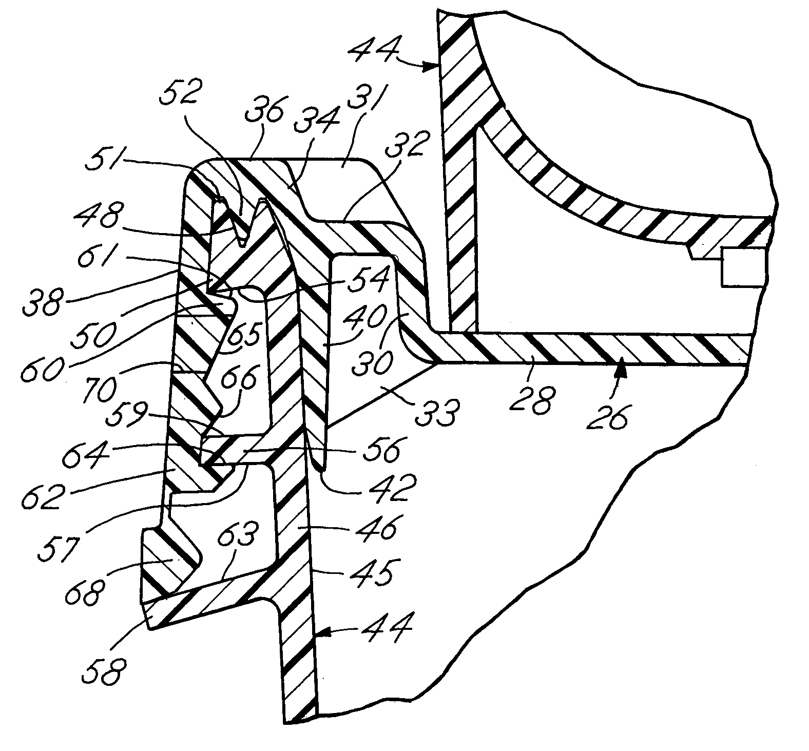 Plastic container and lid construction