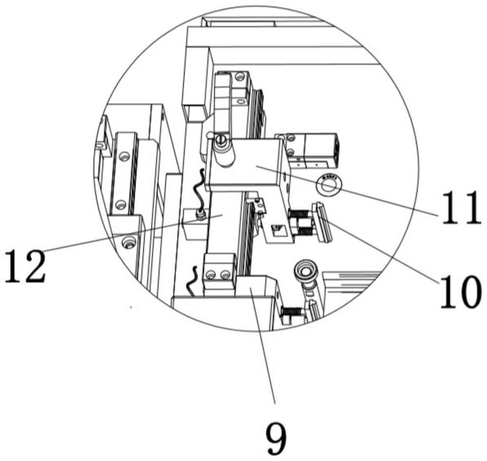 Skylight guide rail finish sawing machine gauge