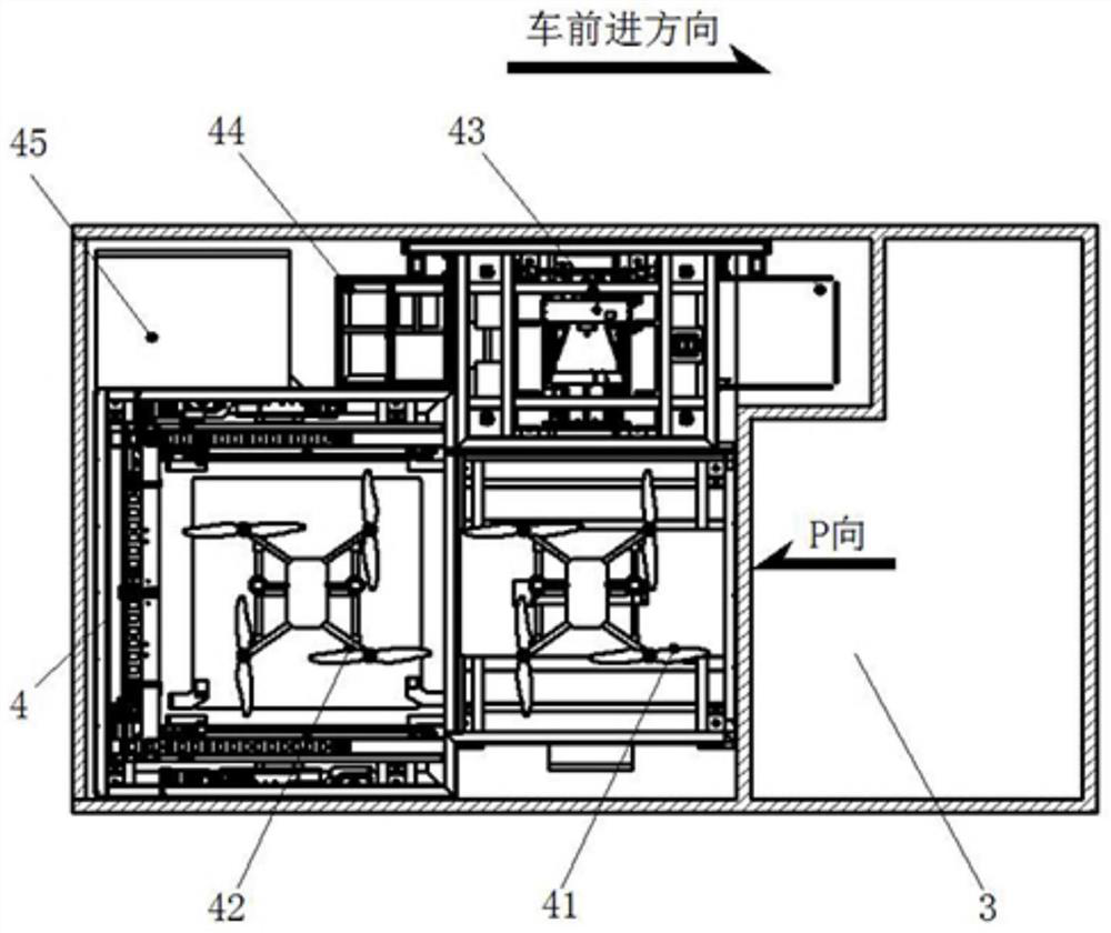 Mobile multi-UAV intelligent inspection complete set of equipment and inspection method